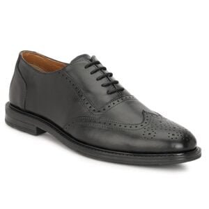 Genuine Leather Lace up Brogue Shoe