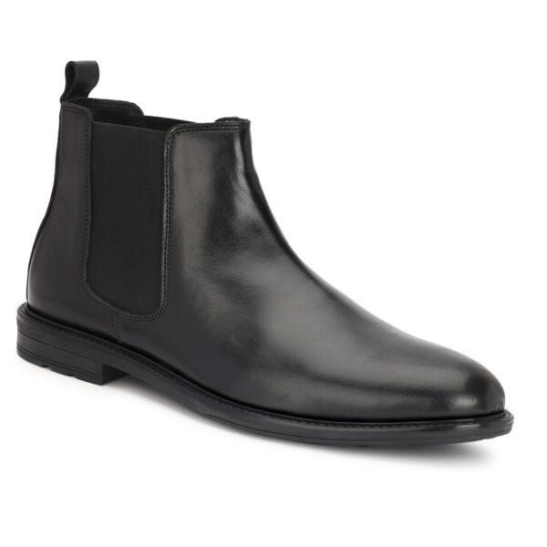 Leather Slip on Chelsea Boot